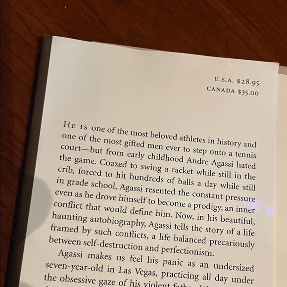 Open: An Autobiography by Andre Agassi Hardcover Used Book - Picture 7 of 16